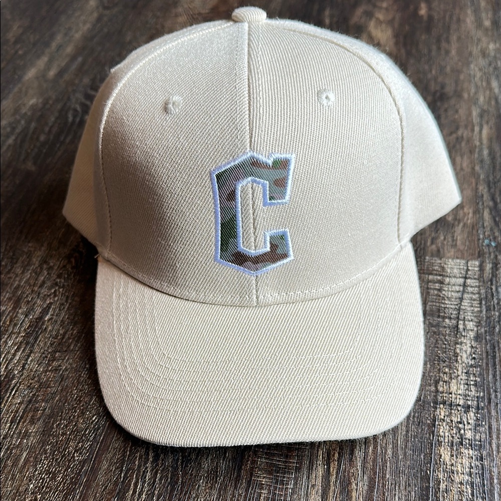Cleveland Beige Cap with Camo Patch